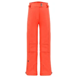 POIVRE BLANC STRETCH SKI BROEK LAVA ORANJE - MEISJES