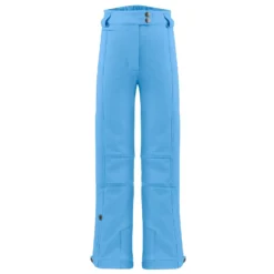 POIVRE BLANC STRETCH SKIBROEK POOLBLAUW - MEISJES