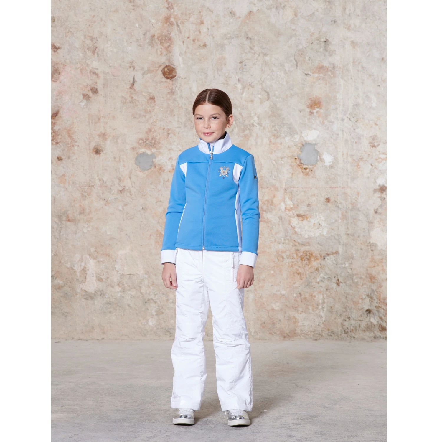 Poivre Blanc Stretch Softshell Fleecejack Lava Oranje - Meisjes 2 Poivre Blanc Stretch Softshell Fleecejack Lava Oranje - Meisjes - Afbeelding 2