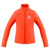 Poivre Blanc Stretch Softshell Fleecejack Lava Oranje - Meisjes