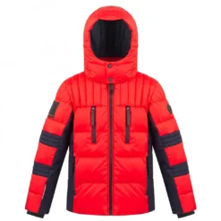 POIVRE BLANC Kappa Ski Jas Heren Grijs/Zwart Slim Fit