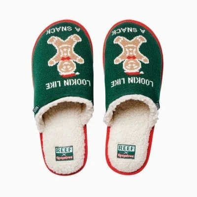 Reef X Tipsy Elves Look Like A Snack-pantoffels Voor Dames 1 Reef X Tipsy Elves Look Like A Snack-pantoffels Voor Dames