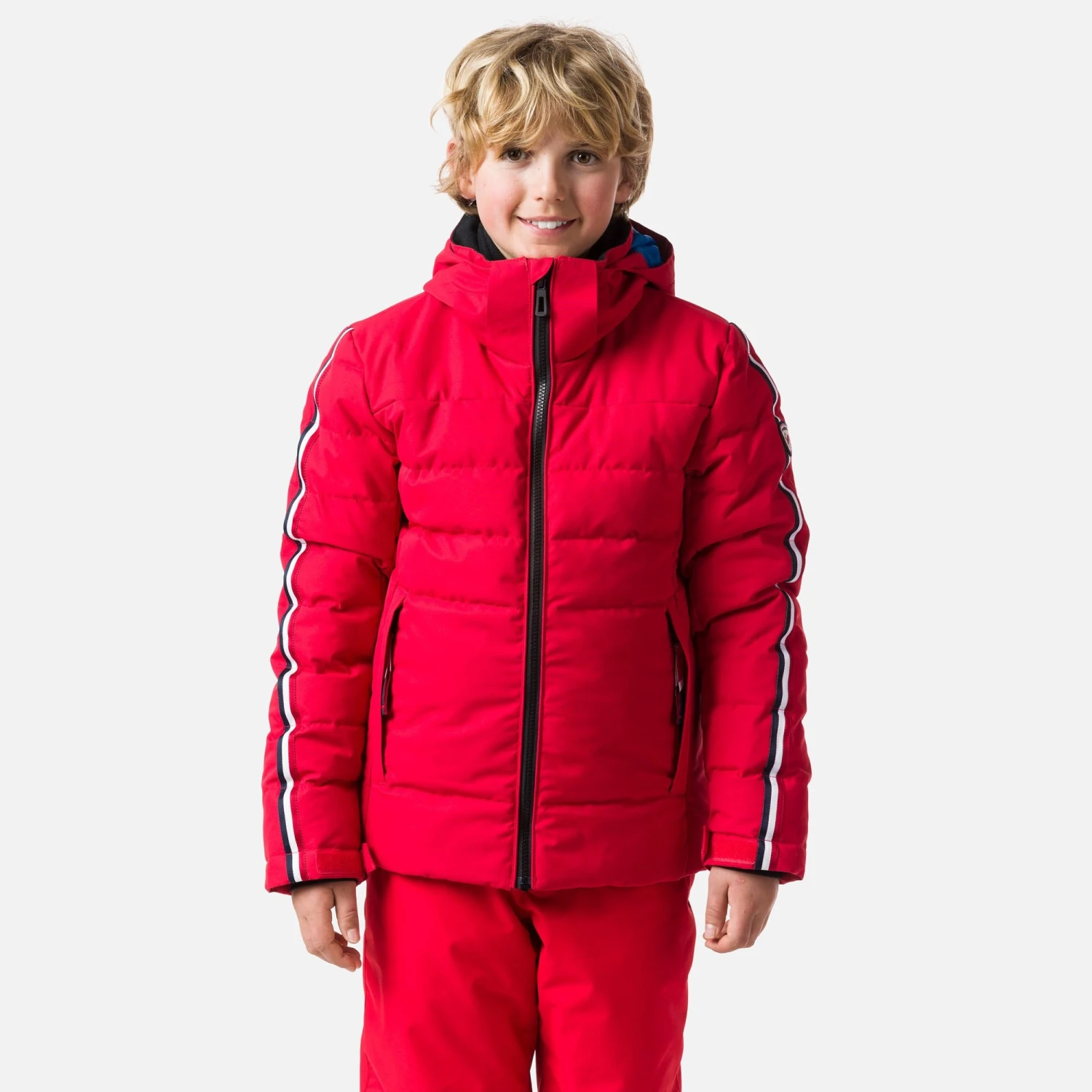 ROSSIGNOL BOY HIVER POLYDOWN SKIJACKET - ROOD 1 ROSSIGNOL BOY HIVER POLYDOWN SKIJACKET - ROOD