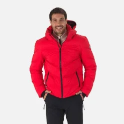 Rossignol SIGNATURE MERINO DOWN JKT SPORTS RED - HEREN - SKIJAS