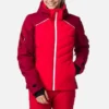 Rossignol W COURBE WINTERSPORTJAS - DAMES - ROOD