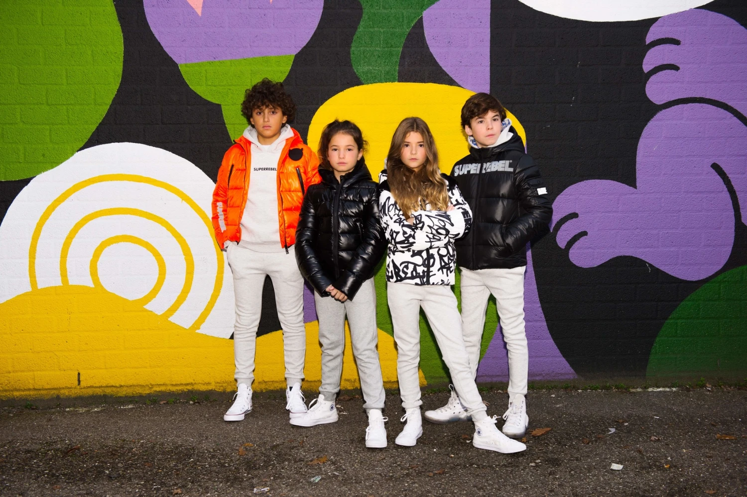 Super Rebel Raven Boys Back To School Zipp Neon Oranje 6 Super Rebel Raven Boys Back To School Zipp Neon Oranje - Afbeelding 6