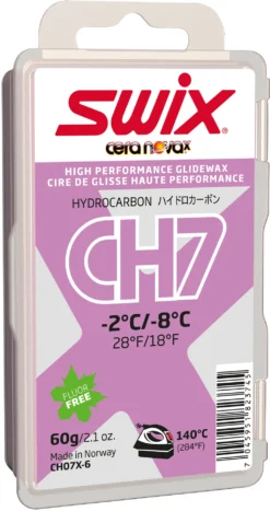 Swix CH07X-6 Glidewax Violet Met Hoge Prestaties, -2 ° C / -8 ° C