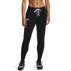 Under Armour UA Rival Fleece Joggers Broek Zwart