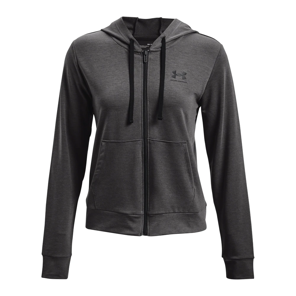 Under Armour Rival Terry FZ Hoodie-Jet Gray / Mod Gray / Black 2 Under Armour Rival Terry FZ Hoodie-Jet Gray / Mod Gray / Black - Afbeelding 2