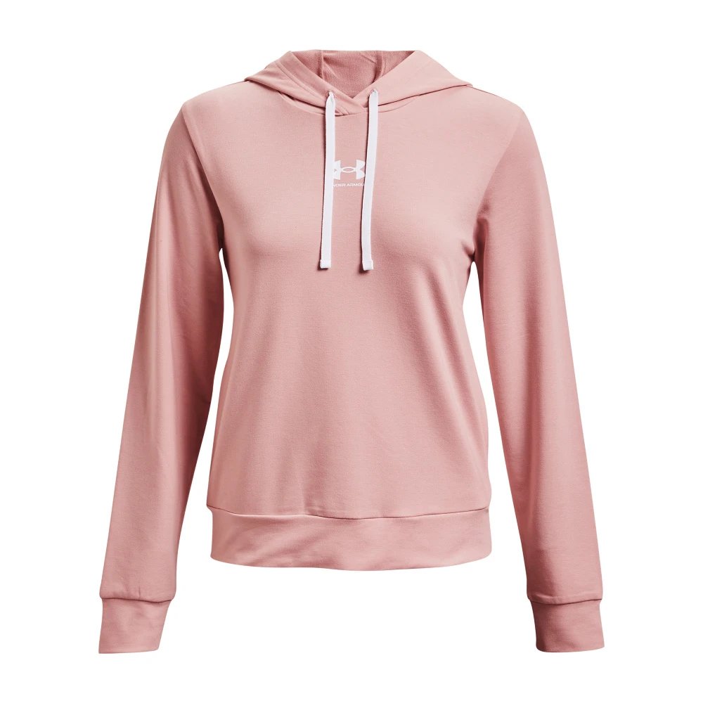 Under Armour Rival Terry Hoodie-Retro Pink / / White 2 Under Armour Rival Terry Hoodie-Retro Pink / / White - Afbeelding 2