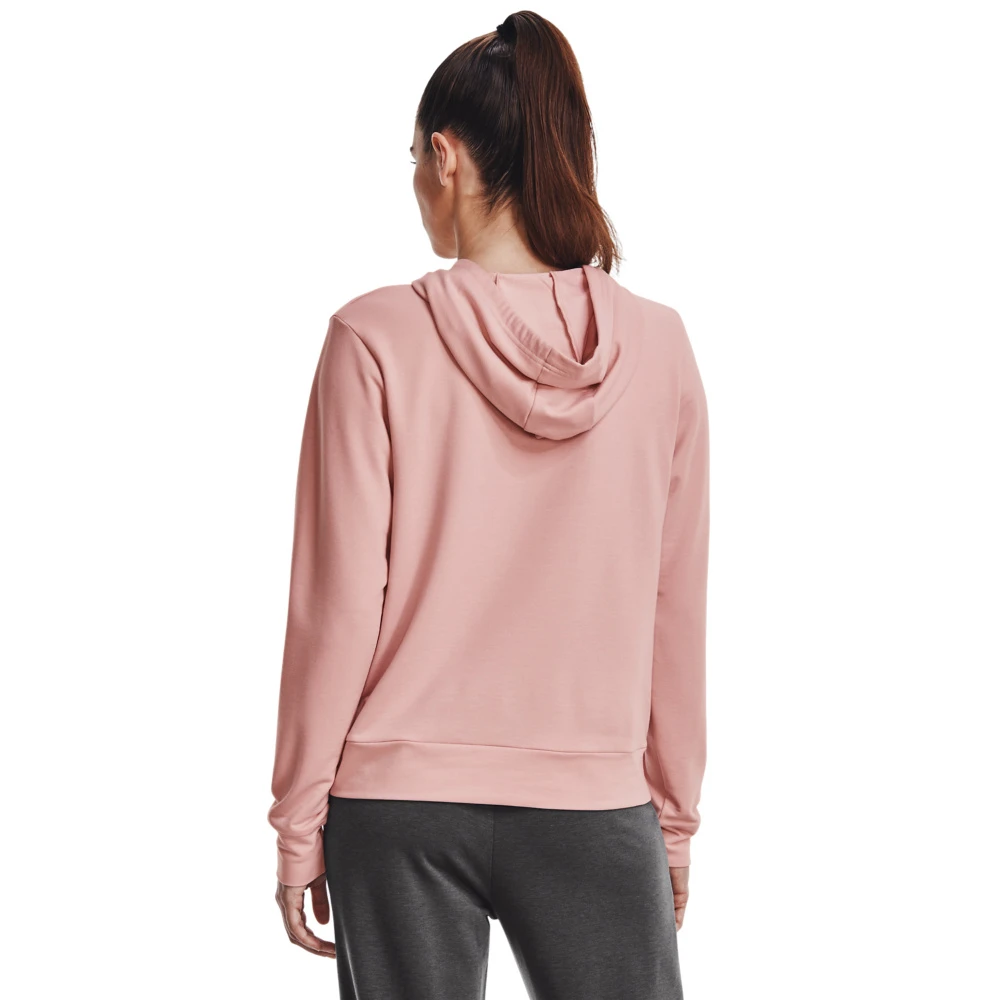 Under Armour Rival Terry Hoodie-Retro Pink / / White 3 Under Armour Rival Terry Hoodie-Retro Pink / / White - Afbeelding 3