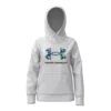 Under Armour Rivaliserende Logo Hoodie-Steel Light Heather / / Fresco Blue