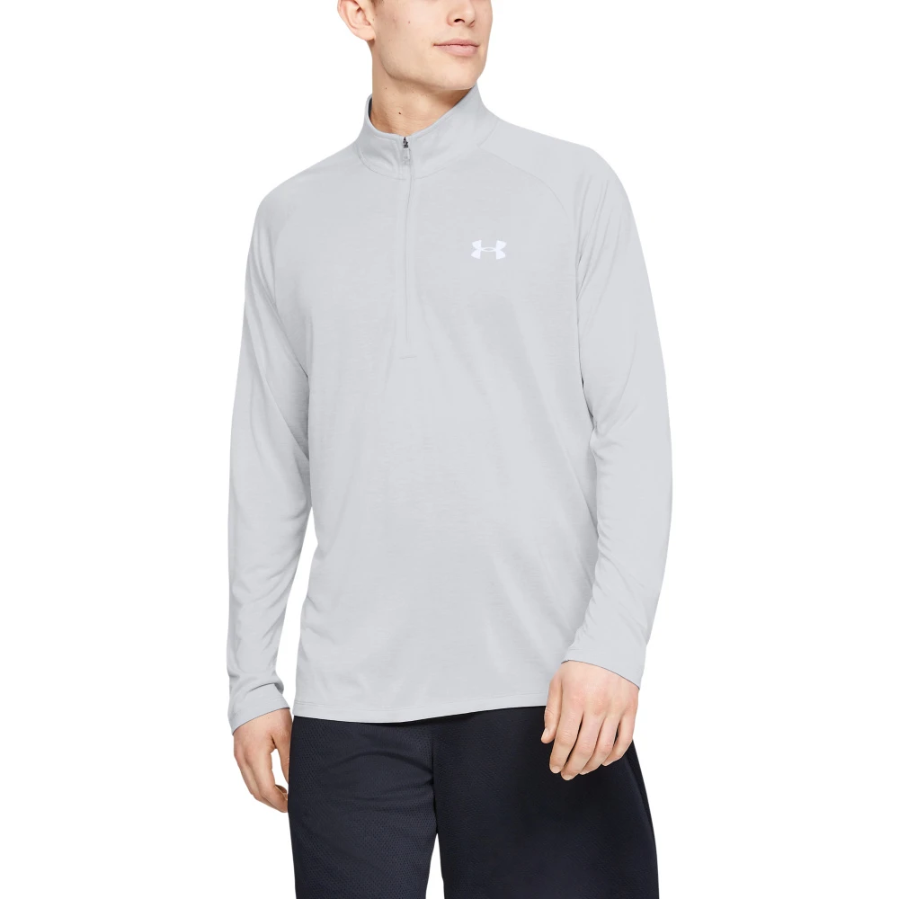 Under Armour UA Tech 2.0 1/2 Zip-Halo Grijs - Heren 1 Under Armour UA Tech 2.0 1/2 Zip-Halo Grijs - Heren