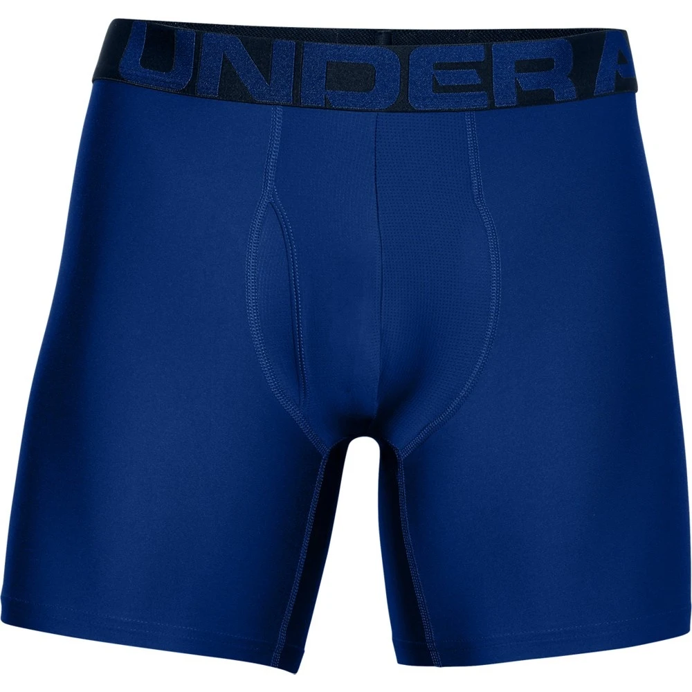 Under Armour Tech 6in 2 Pack-Royal / Academy 2 Under Armour Tech 6in 2 Pack-Royal / Academy - Afbeelding 2