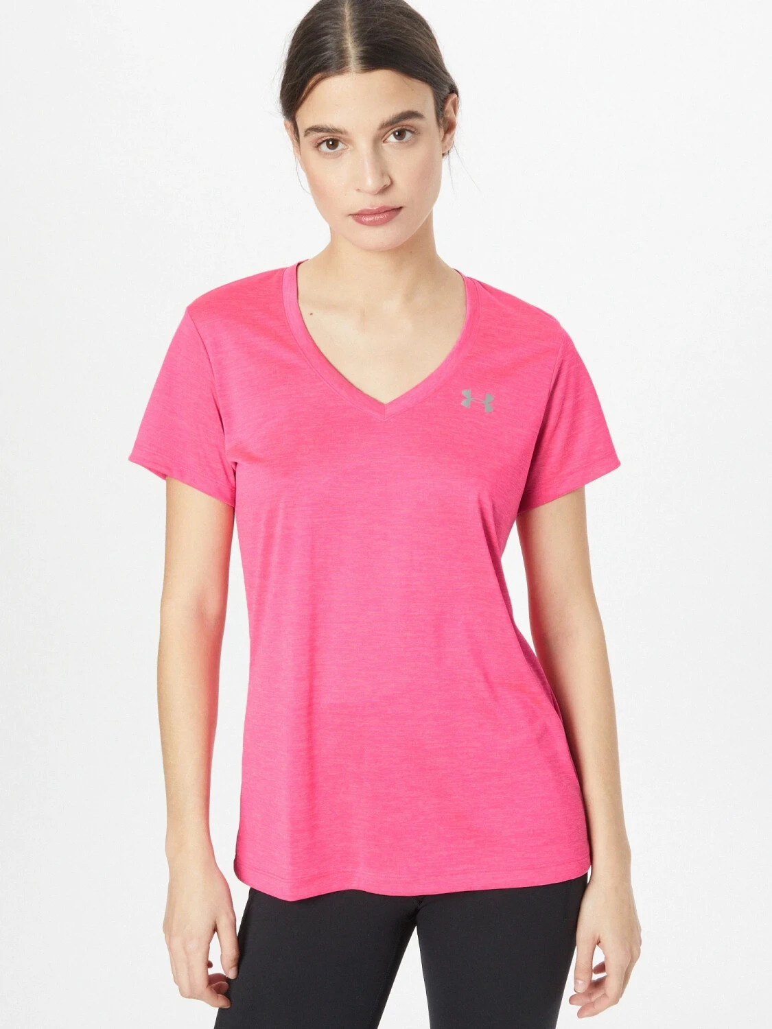 Under Armour Tech SSV - Twist-Electro Pink / Halo Grey / Metallic Silver 4 Under Armour Tech SSV - Twist-Electro Pink / Halo Grey / Metallic Silver - Afbeelding 4