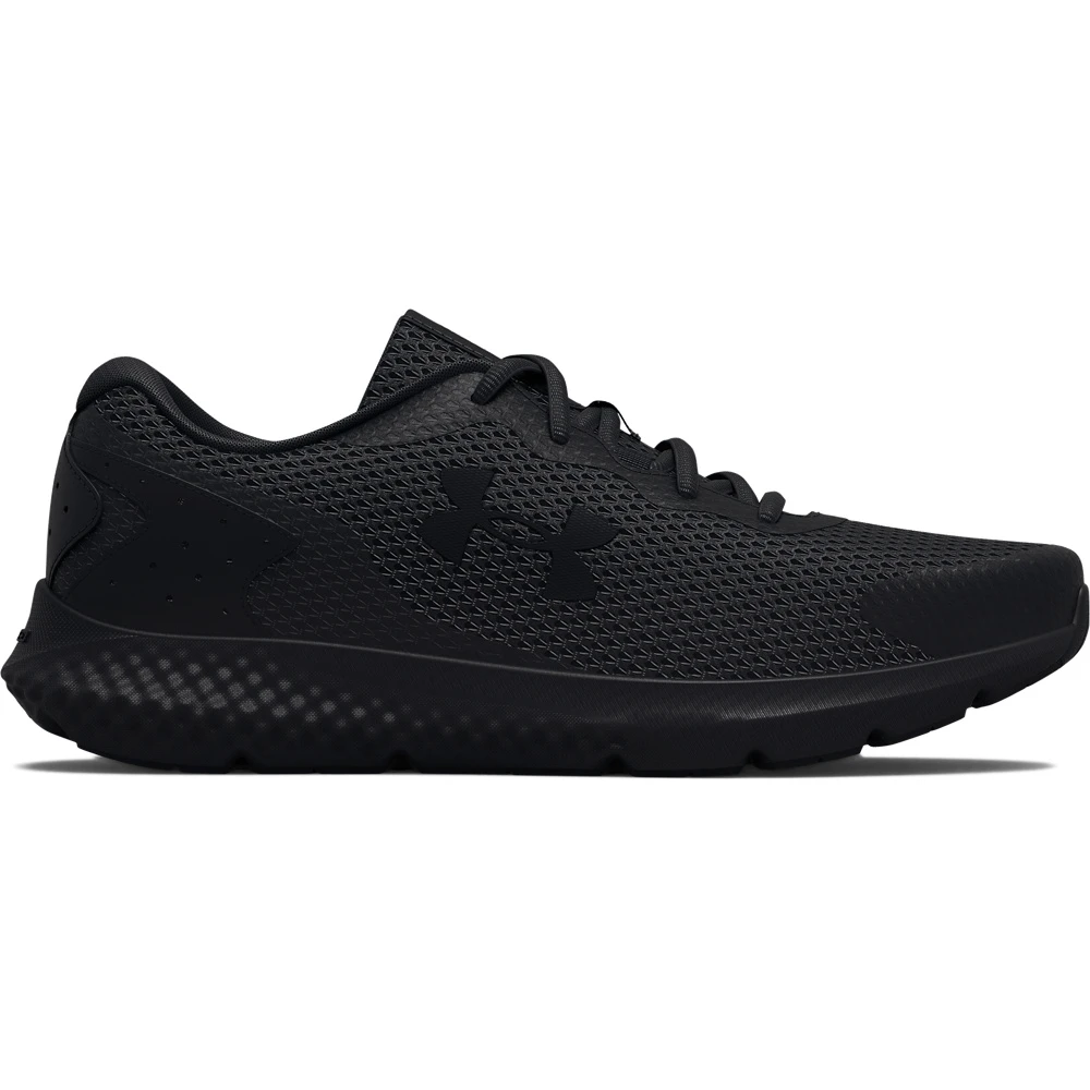 Under Armour UA Charged Rogue 3-Black / Black / Black 2 Under Armour UA Charged Rogue 3-Black / Black / Black - Afbeelding 2