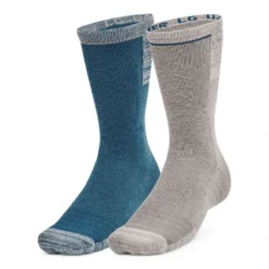 Under Armour UA Cold Weather Crew 2Pk - Pewter / Petrol Blue / Petrol Blue