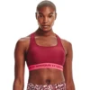 Under Armour UA Crossback Mid Bra-Black Rose / Penta Pink / Black Rose