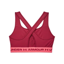 Under Armour UA Crossback Mid Bra-Black Rose / Penta Pink / Black Rose -Under Armour || POIVRE BLANC || Poederbaas under armour ua crossback mid bra black rose penta 3