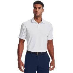 Under Armour UA CRSTBL T2G Polo-White