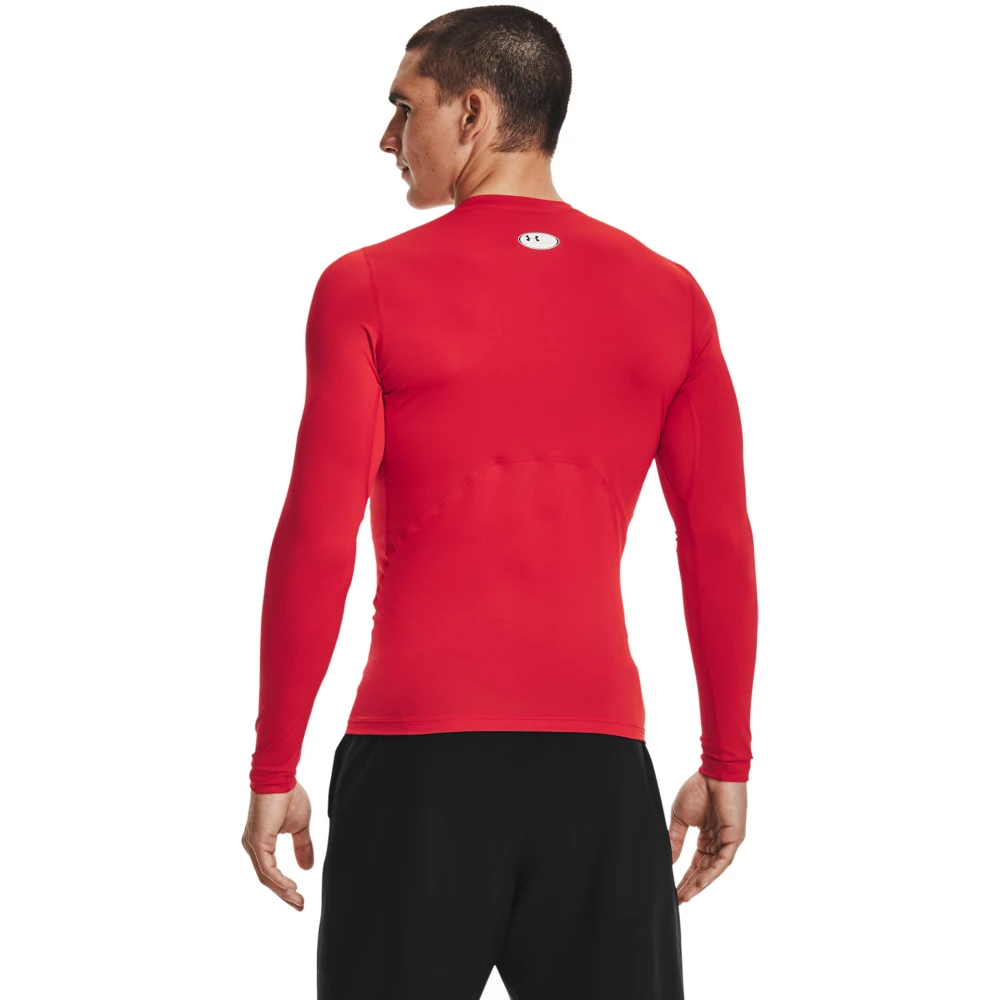 Under Armour HG Armor Comp LS- Rood - Sportshirt - Heren 2 Under Armour HG Armor Comp LS- Rood - Sportshirt - Heren - Afbeelding 2