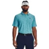 Under Armour UA Iso-Chill Palm Dash Polo-Glacier Blue / Blue Mirage / Blue Mirage