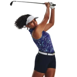 Under Armour || POIVRE BLANC || Poederbaas 21 Under Armour UA Iso-Chill Polo SL-Sonar Blue / Baja Blue / Metallic Silver