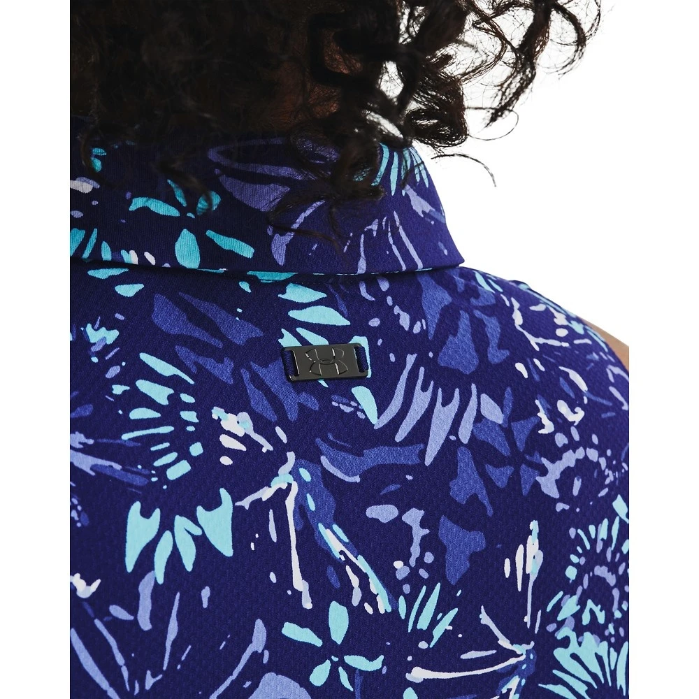 Under Armour UA Iso-Chill Polo SL-Sonar Blue / Baja Blue / Metallic Silver 5 Under Armour UA Iso-Chill Polo SL-Sonar Blue / Baja Blue / Metallic Silver - Afbeelding 5