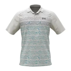 Under Armour UA Iso-Chill Psych Stripe P-Wit / Fresco Blauw / Jet Grijs