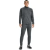 Under Armour UA Knit Track Suit-Pitch Gray / Herentrainingspak