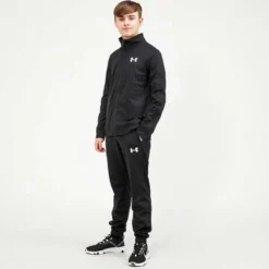 Under Armour UA Knit Trainingspak-zwart / / Wit