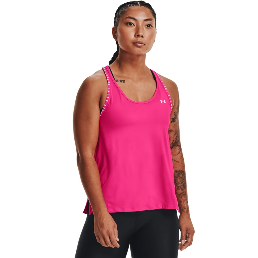 Under Armour UA Knockout Tank-Electro Roze / Electro Roze / Wit 6 Under Armour UA Knockout Tank-Electro Roze / Electro Roze / Wit - Afbeelding 6