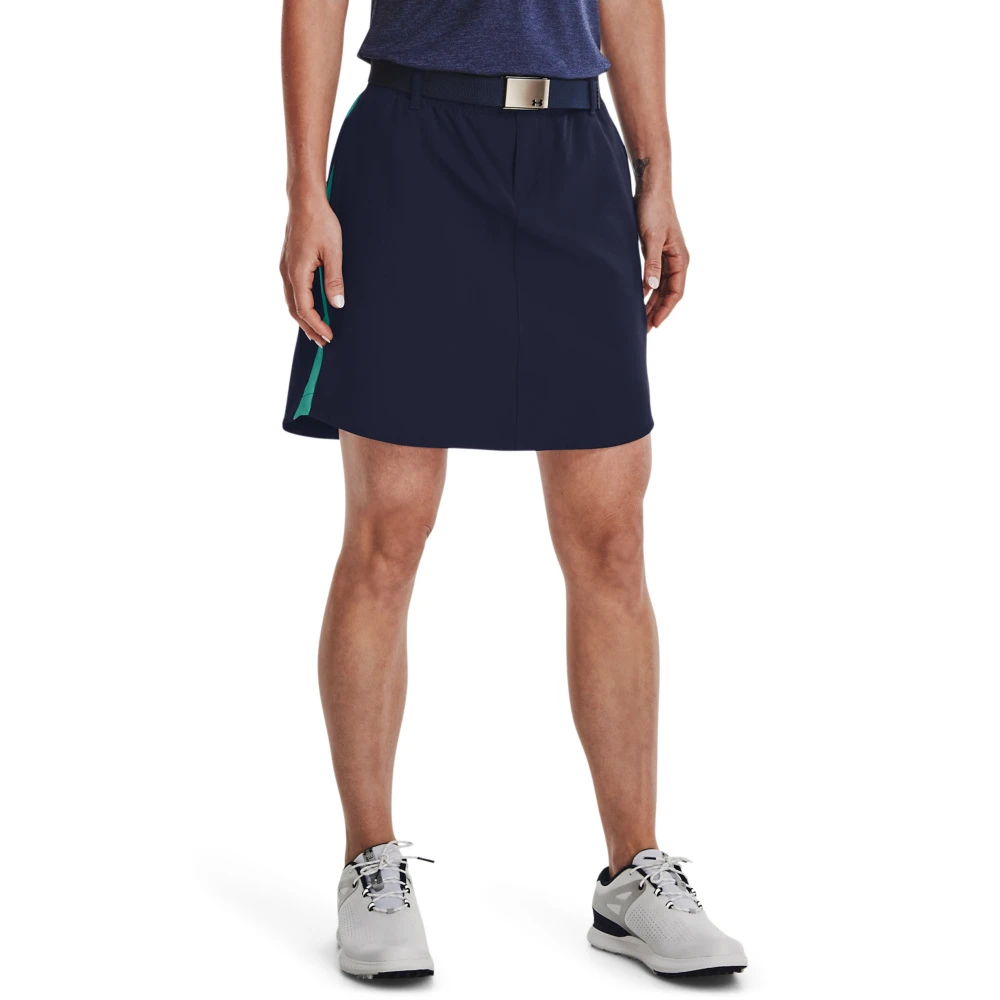 Under Armour UA Links Woven Skort-Midnight Navy / Neptune / Metallic Silver 1 Under Armour UA Links Woven Skort-Midnight Navy / Neptune / Metallic Silver