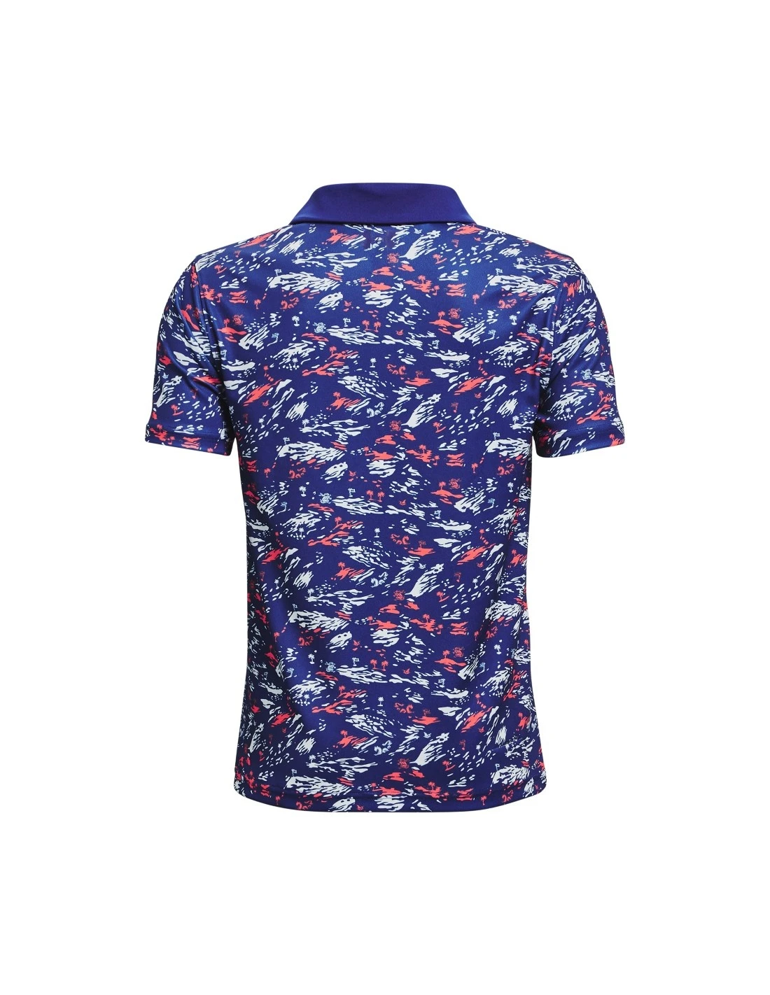 Under Armour UA Perf Paradise Printed P - Bauhaus Blauw / Bolt Rood / Staal 2 Under Armour UA Perf Paradise Printed P - Bauhaus Blauw / Bolt Rood / Staal - Afbeelding 2