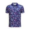 Under Armour UA Perf Paradise Printed P - Bauhaus Blauw / Bolt Rood / Staal