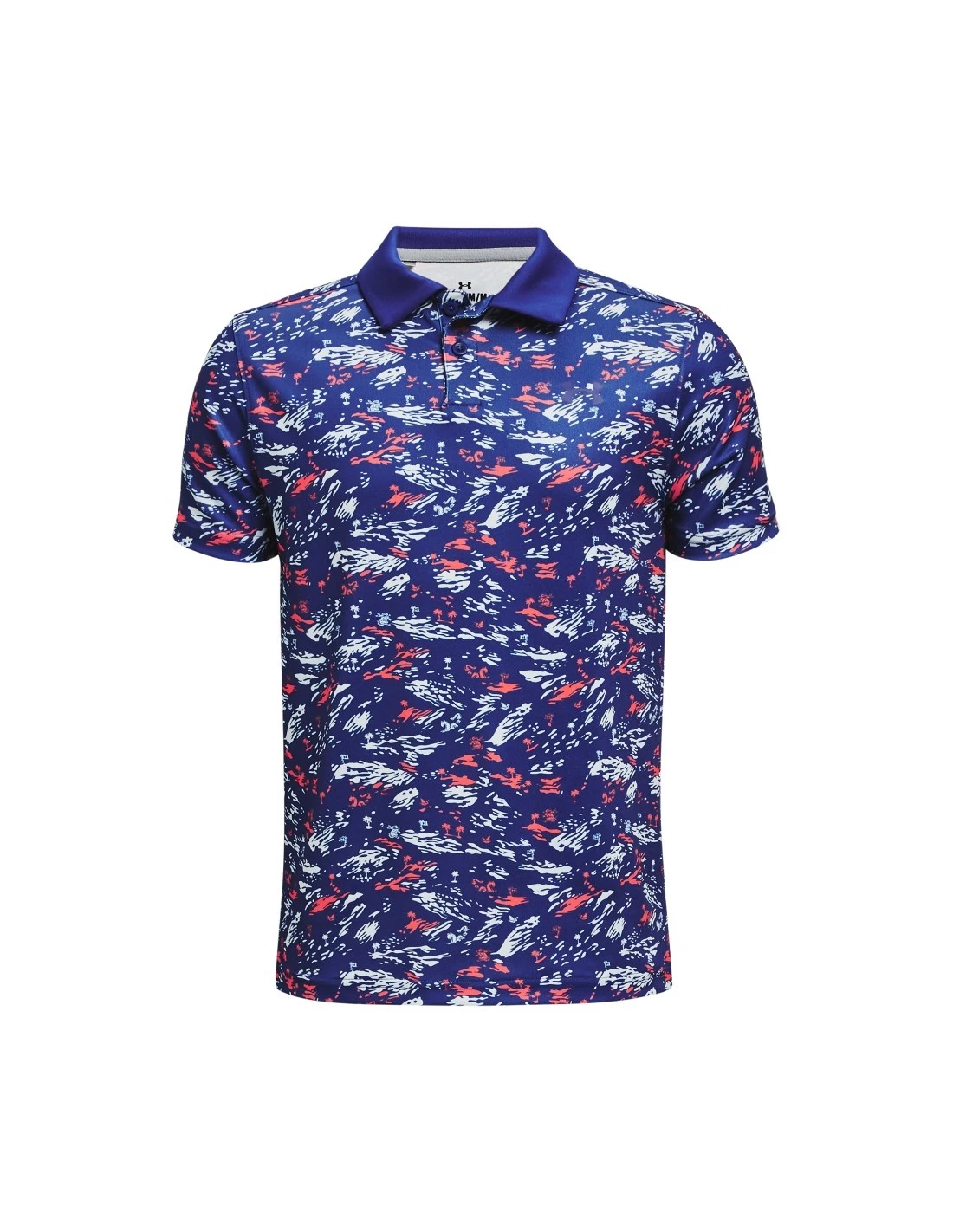 Under Armour UA Perf Paradise Printed P - Bauhaus Blauw / Bolt Rood / Staal 1 Under Armour UA Perf Paradise Printed P - Bauhaus Blauw / Bolt Rood / Staal