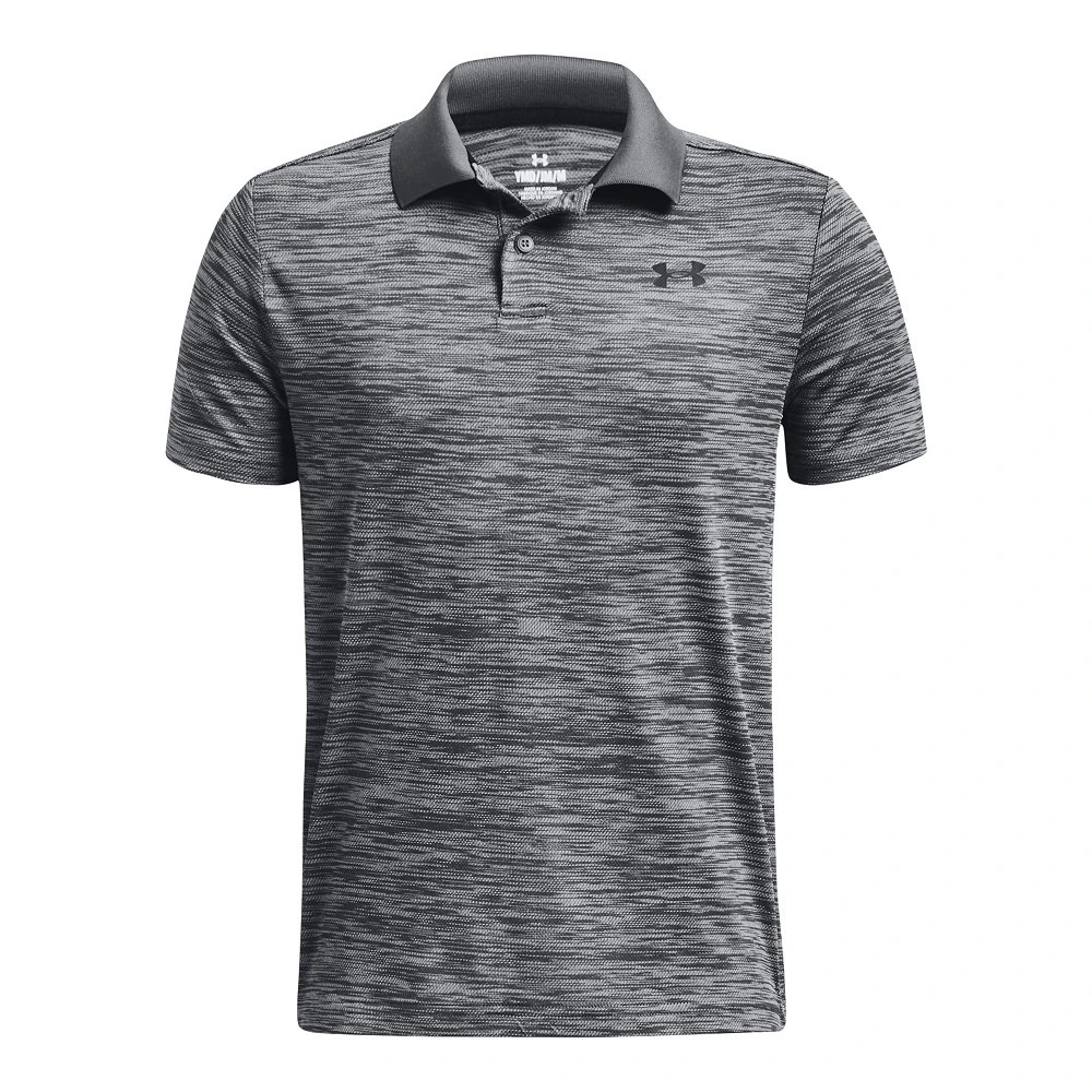 Under Armour UA Performance Polo-Pitch Gray/black 1 Under Armour UA Performance Polo-Pitch Gray/black