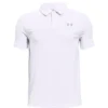 Under Armour UA Performance Polo-White / Mod Gray / Mod Gray