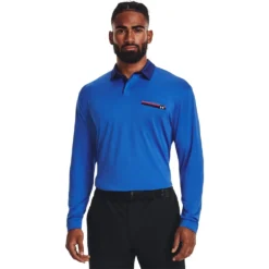Under Armour UA Playoff 2.0 Pocket Polo - Versa Blauw / / Wit