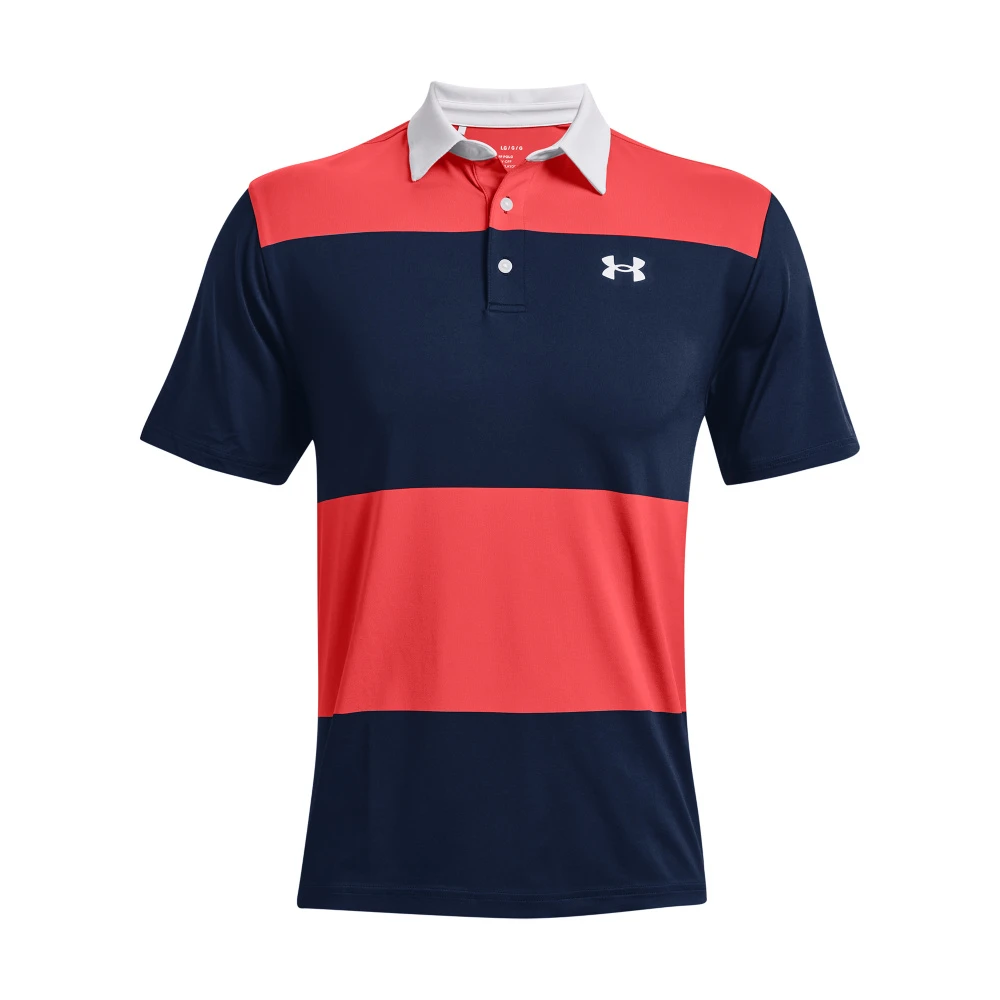 Under Armour UA Playoff Polo 2.0-Rush Red / Academy / White 3 Under Armour UA Playoff Polo 2.0-Rush Red / Academy / White - Afbeelding 3