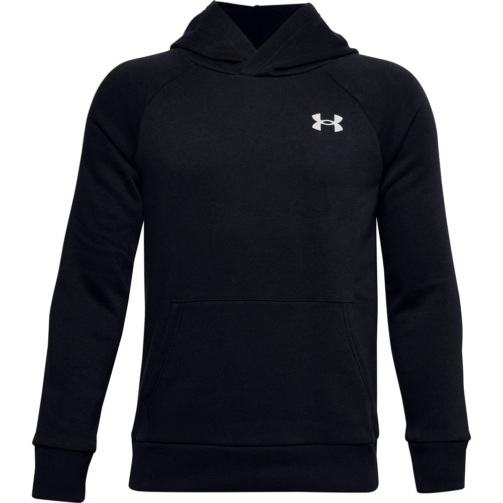 Under Armour UA Rival Cotton Hoodie-Black / / Onyx White 1 Under Armour UA Rival Cotton Hoodie-Black / / Onyx White