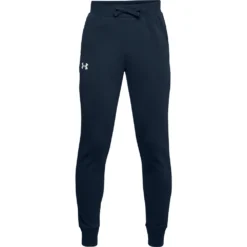 Under Armour UA RIVAL COTTON PANTS-Academy / / Onyx White