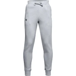 Under Armour UA RIVAL COTTON PANTS-Mod Gray Light Heather / / Black