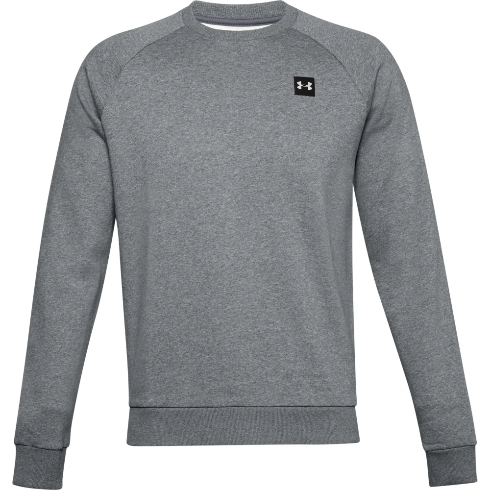 Under Armour UA Rival Fleece Crew-Pitch Gray Light Heather / / Onyx White 2 Under Armour UA Rival Fleece Crew-Pitch Gray Light Heather / / Onyx White - Afbeelding 2