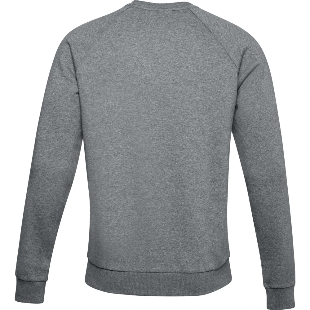 Under Armour UA Rival Fleece Crew-Pitch Gray Light Heather / / Onyx White 3 Under Armour UA Rival Fleece Crew-Pitch Gray Light Heather / / Onyx White - Afbeelding 3