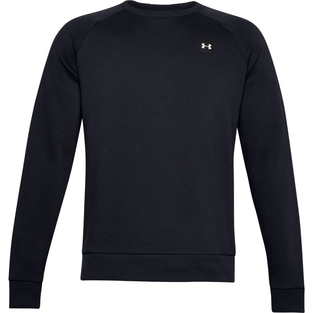 Under Armour UA Rival Fleece Crew-Zwart / / Onyx Wit 2 Under Armour UA Rival Fleece Crew-Zwart / / Onyx Wit - Afbeelding 2