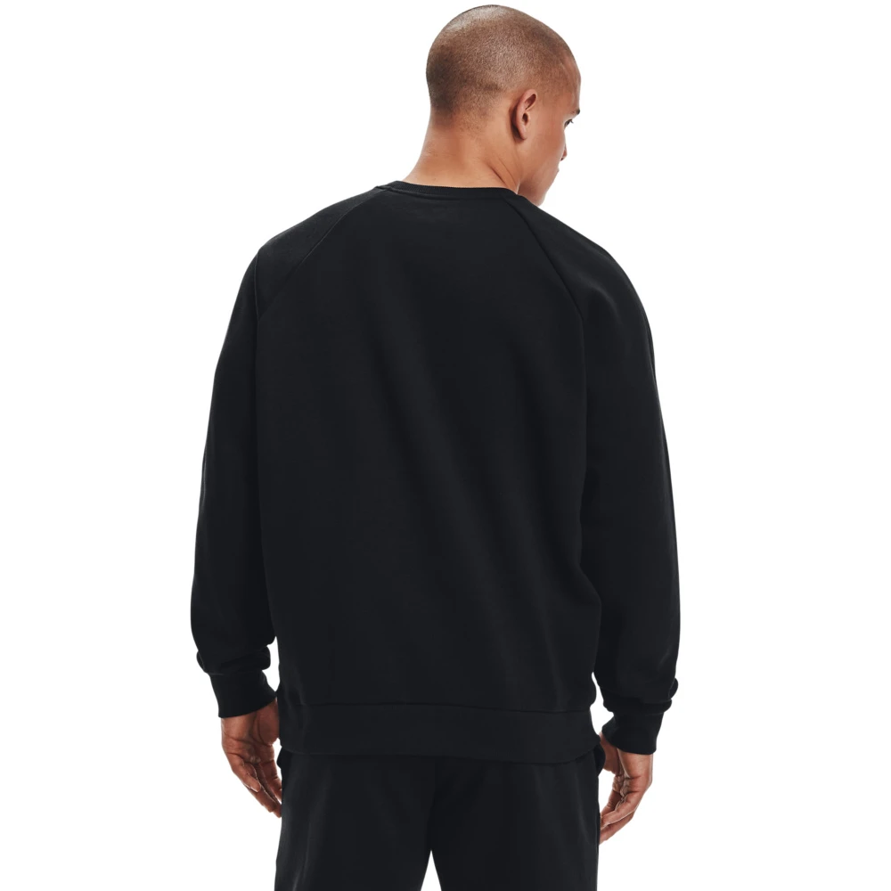Under Armour UA Rival Fleece Crew-Zwart / / Onyx Wit 3 Under Armour UA Rival Fleece Crew-Zwart / / Onyx Wit - Afbeelding 3