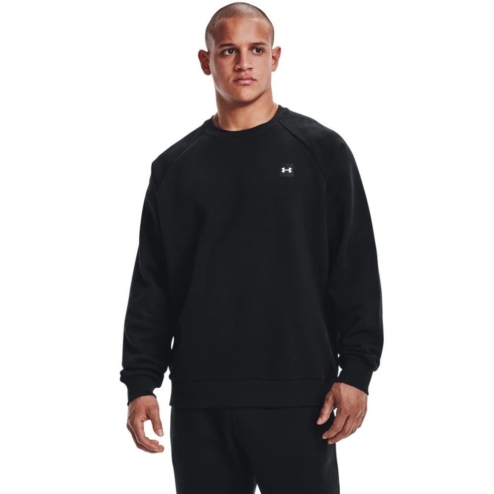 Under Armour UA Rival Fleece Crew-Zwart / / Onyx Wit 1 Under Armour UA Rival Fleece Crew-Zwart / / Onyx Wit