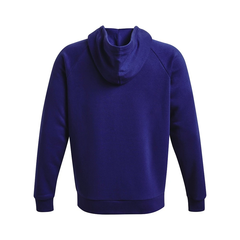 Under Armour UA Rival Fleece FZ Hoodie-Sonar Blue / Onyx White 4 Under Armour UA Rival Fleece FZ Hoodie-Sonar Blue / Onyx White - Afbeelding 4