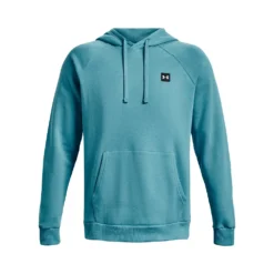 Under Armour UA Rival Fleece Hoodie-Glacier Blue / Onyx White -Under Armour || POIVRE BLANC || Poederbaas under armour ua rival fleece hoodie glacier blue o 2